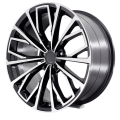 19'' 5X112 Audi A3 A4 A5 A6 Black Machined Jant Takım
