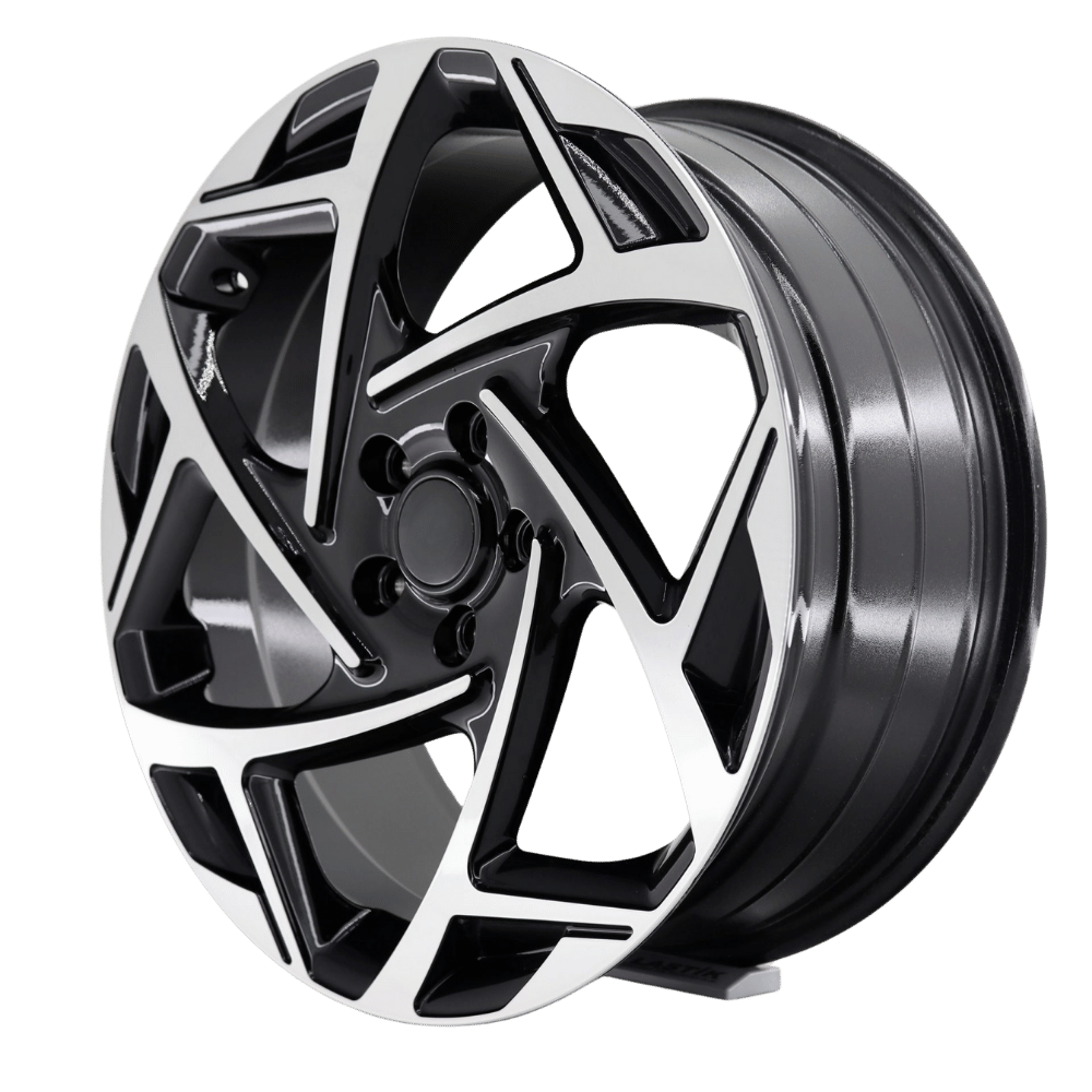 19'' İnç 5X112 Audi Volsvogen Skoda Seat Black Machined Jant Takım