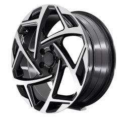 19'' İnç 5X112 Audi Volsvogen Skoda Seat Black Machined Jant Takım