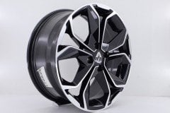 17'' İnç 4X100 Renault Megane 4 İcon Black Diamond  Jant Takım