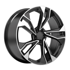 19 İnç 5x112 Audi Volkswagen Mercedes Porsche Uyumlu Black Polish Jant Takımı