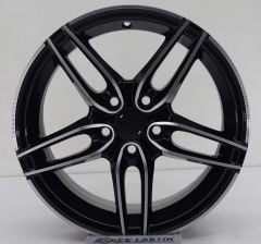 15 İnç 5X98 Alfa Romeo Citroen Peugeot Black Polish Jant Takım