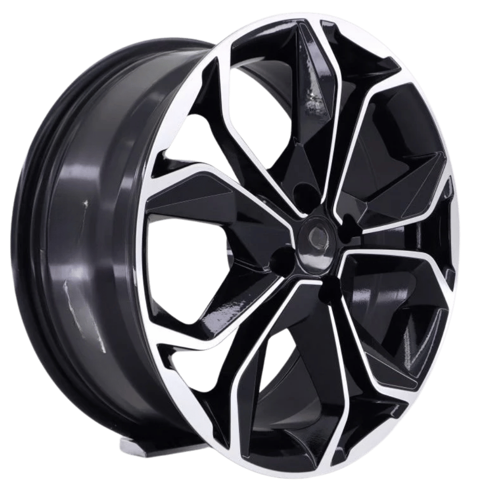 17'' İnç 4X100 Renault Megane 4 İcon Black Machined  Jant Takım
