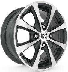 13 İnç 4X100 Renault Fiat Tofaş Doğan  Black Diamond Jant Takım