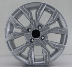 15 İnç 4x100 Fiat Honda Seat Renault Uyumlu Silver Jant Takımı | R1 Wheels
