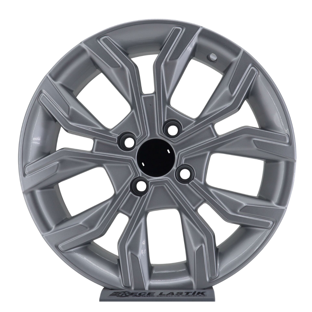 15 İnç 4x100 Fiat Honda Seat Renault Uyumlu Silver Jant Takımı | R1 Wheels