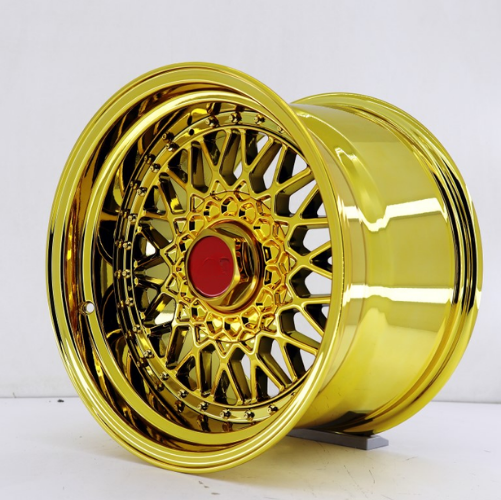 16 İnç 4X100/108 Çift Aplikasyon Bbs Gold Chrome Jant Takım