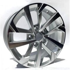 15 İnç 5X100 Seat Skoda Volkswagen Silver Jant Takım