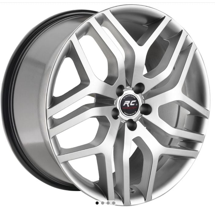 22 İnç 5X120 22*9.5 Et45 Range Rover Evoque Silver Jant Takım