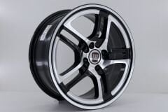 16 İnç 4X100 Honda-Fiat-Dacia Mat Black Polish Jant Takım