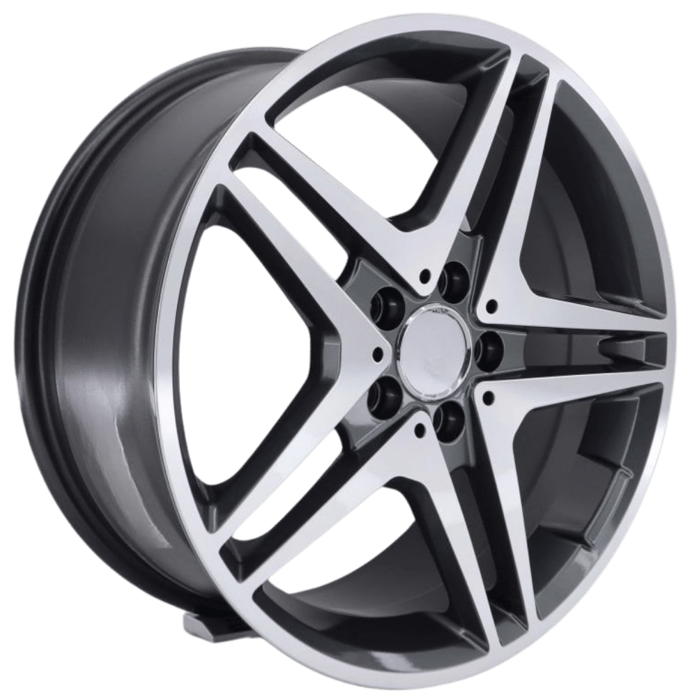 18'' İnç 5X112 18*8 Et48 Mercedes Amg Gun Metal Polish  Jant Takım