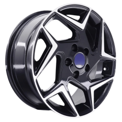 16 İnç 5x108 Ford Volvo Mazda Uyumlu Black Polish BF Jant Takımı | R1 Wheels