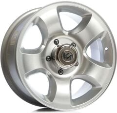 16'' 6X139.7 Off-Road Silver Jant Jant Takım