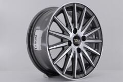 16'' İnç 4X100 Honda-Tofaş-Fiat-Dacia-Toyota Black Machined  Jant Takım