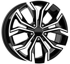 17 İnç 5X114 Renault Honda Toyota Black Daimond Jant Takım
