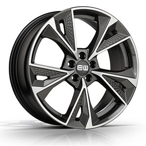 18'' İnç 5X100 18*8 Et38 Wolksvagen Gun Metal Polish  Jant Takım