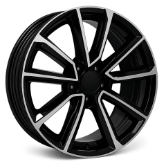 19 İnç 5x112 Audi Volkswagen Seat Uyumlu Black Polish Jant Takımı