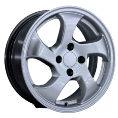 15 İnç 4x100 Honda Fiat Toyota Uyumlu Silver Jant Takımı | R1 Wheels