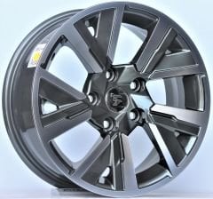 15 İnç 5X112 15*6.5 Et35 Volkswagen Audi Mercedes Gun Metal Polish Jant Takım