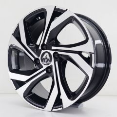 16 İnç 5X114.3 Renault Hyundai Black Polish Jant Takım