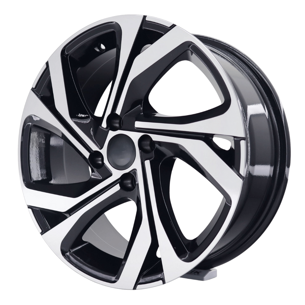 16 İnç 5X114.3 Renault Hyundai Black Polish Jant Takım