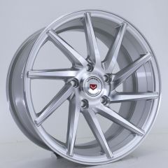 16 İnç 5X112 Audi Seat Skoda Volkswagen Silver Polish Jant Takım