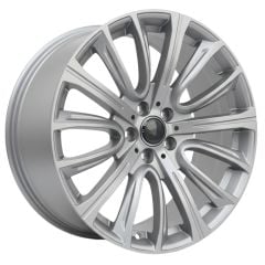 20 İnç 5x112 Mercedes BMW Uyumlu Silver Çift Aplikasyon Jant Takımı