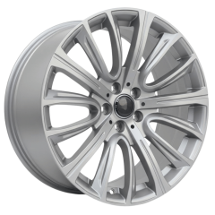 20 İnç 5x112 Mercedes Audi Volkswagen Uyumlu Silver Çift Aplikasyon Jant Takımı