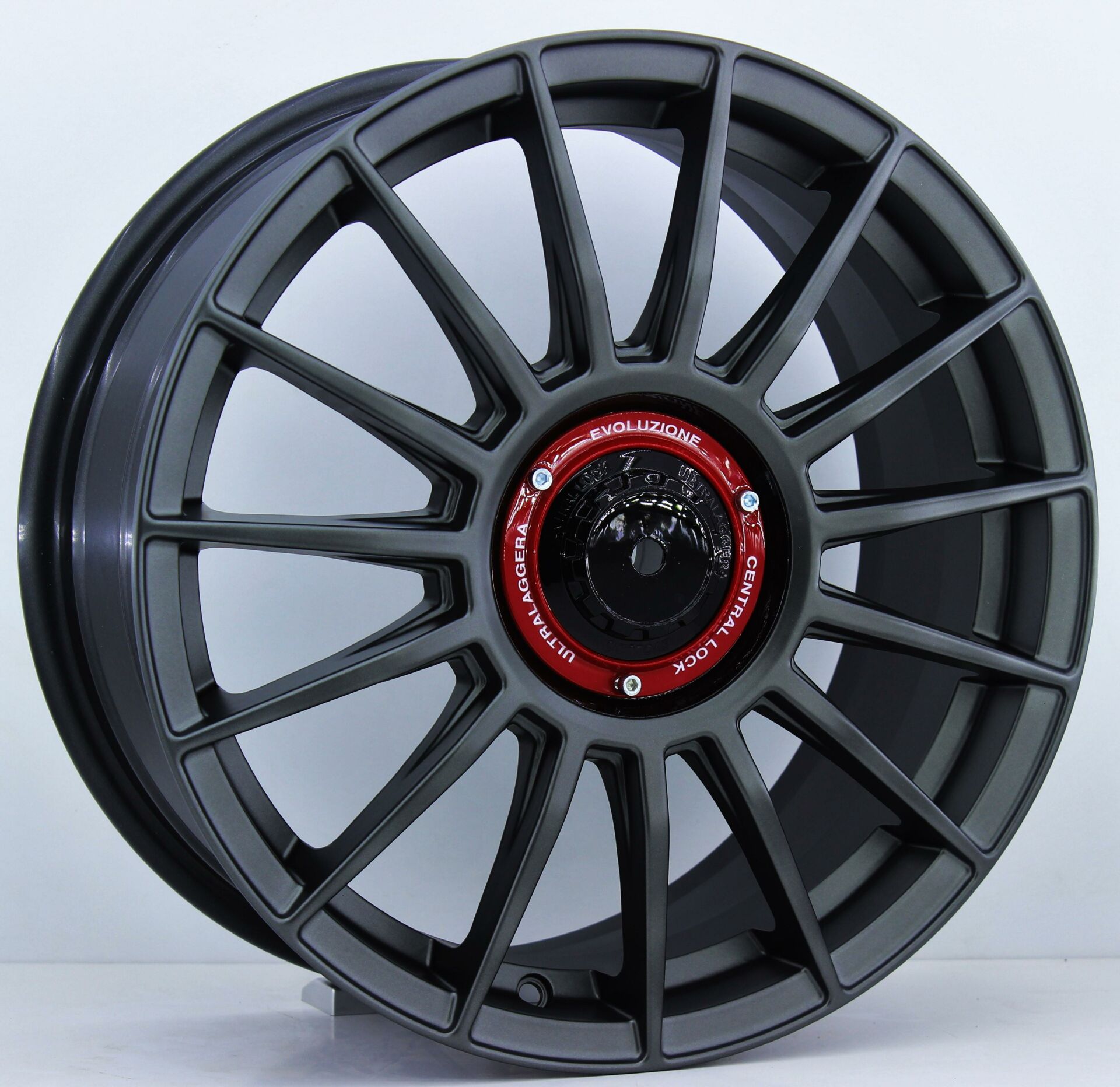 17 İnç 5X112 Audi Mercedes Volkswagen Seat Skoda Supersport Matt Gun Metal Jant Takım