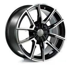 19'' 5X112 Audi A4 A5 A6 Black Diamond Jant Takım