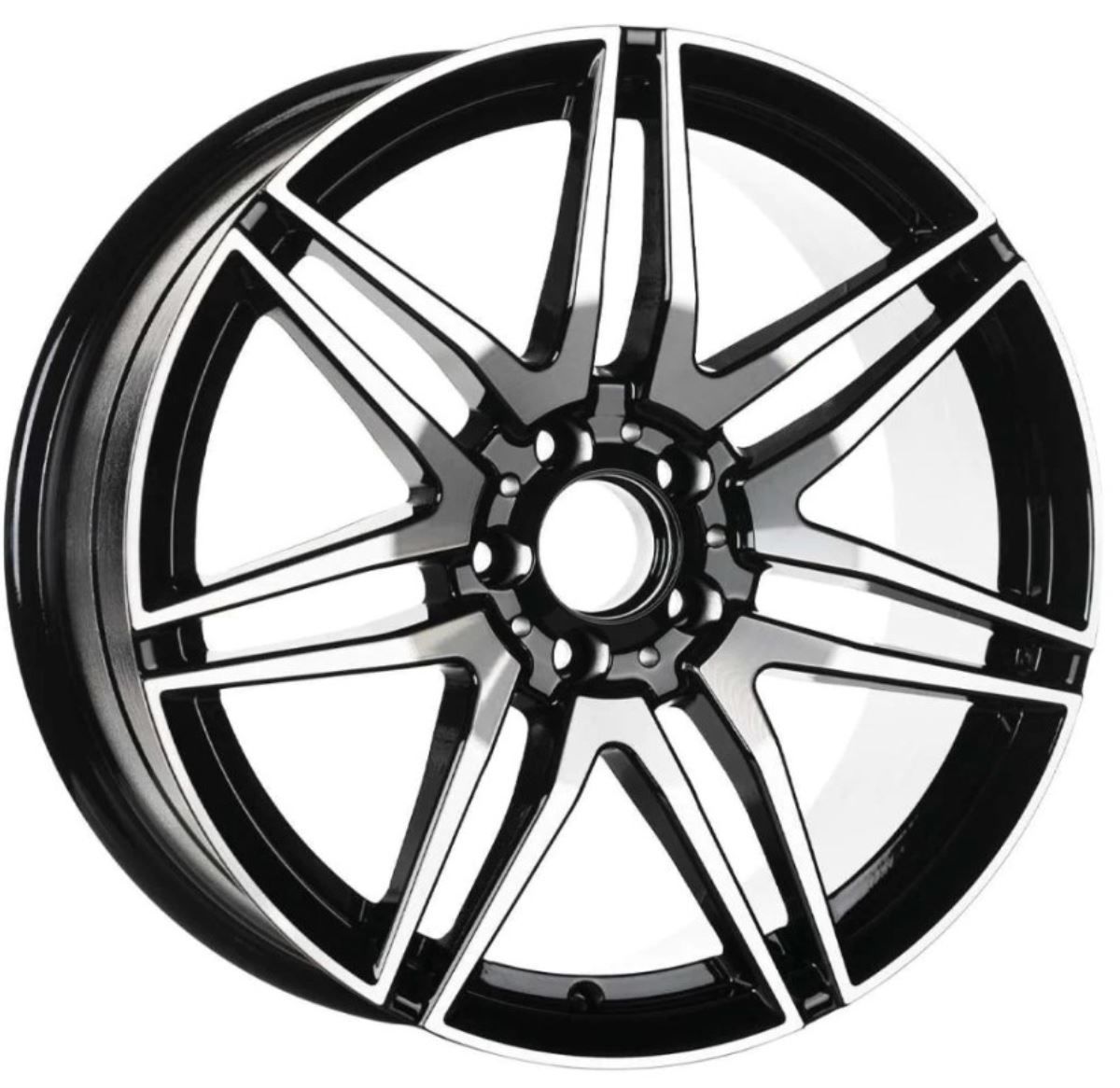 19 İnç 5x112 Mercedes Audi Seat Uyumlu Black Polish Jant Takımı