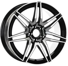19 İnç 5x112 Mercedes Audi Seat Uyumlu Black Polish Jant Takımı
