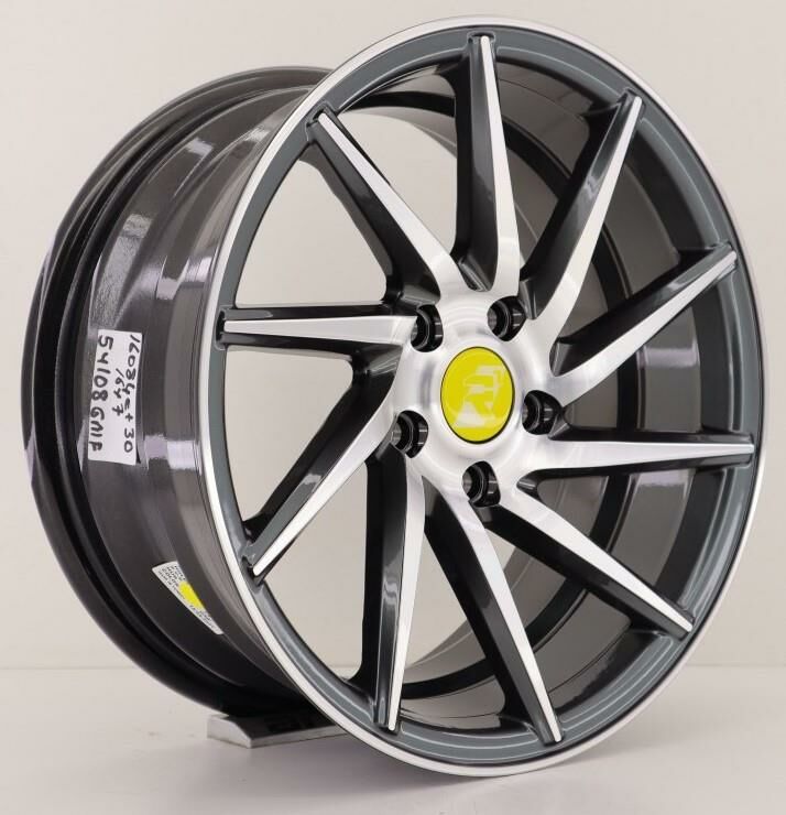 16 İnç 4X108 Peugeot Citroen Gun Metal Polish Jant Takım