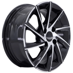 14 İnç 4x100 Fiat Tofaş Opel Toyota Uyumlu Black Polish Jant Takımı | R1 Wheels