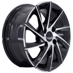 14 İnç 4x100 Fiat Tofaş Opel Toyota Uyumlu Black Polish Jant Takımı | R1 Wheels