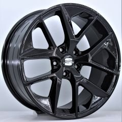 18'' İnç 5X112 18*8 Et35 Seat Leon Fr Black  Jant Takım