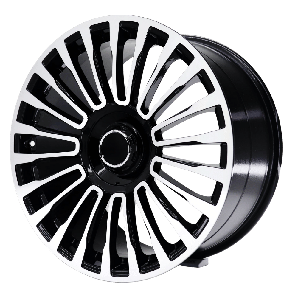 19'' İnç 5X112 19X8.5-9.5 Et38/48 Maybach Black Machined  Jant Takım