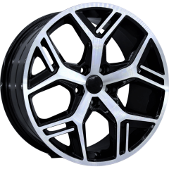 18'' İnç 5X112 18*8 Et35 Seat Volkswagen Skoda Black Polish  Jant Takım