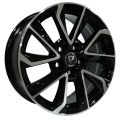 17 İnç 5x114.3 Honda Kia Toyota Uyumlu Black Machined XL Jant Takımı | R1 Wheels