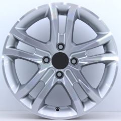 15 inç 4x100 Hyundai Honda Fiat Uyumlu Crystal Silver Polish Jant Takımı | R1 Wheels