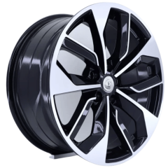 18 İnç 5X112 18*8 Et35 Wolksvagen Audi Black Polish Jant Takım