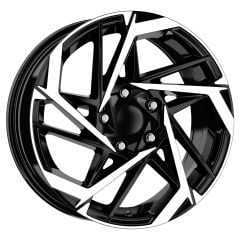 17'' 5X114 Honda Hyundai Black Diamond Jant Takım