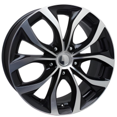 17 İnç 5X114 Toyota Honda Hyundai Nissan Black Diamond Jant Takım