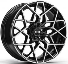 19'' İnç 5X112 19*8.5-9.5 Bmw 3,4,5, 6,7 Kasa 2018-2021 Uyumlu Black Machined  Jant Takım