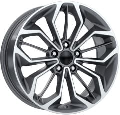 17 İnç 5X108 Volvo Ford Renault Gun Metal Diamond Jant Takım