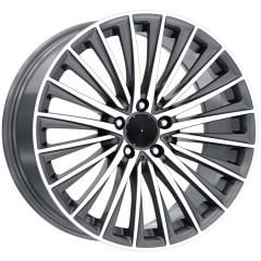 17 İnç 5X112 Mercedes Maybach Vito Gun Metal Diamod Jant Takım