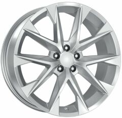 18 İnç 5x112 Mercedes Audi Volkswagen Uyumlu Silver Jant Takımı