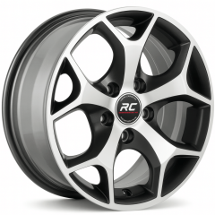 15 İnç 4x108 Ford Focus Fiesta Peugeot Citroen Uyumlu Gun Metal Polish Jant Takımı