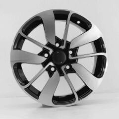 15'' 5X114.3 Honda Renault Black Machined Jant Takım