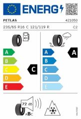 Petlas 235/65R16 C Tl 121/119R 12Pr Vanmaster + A/S (2025)
